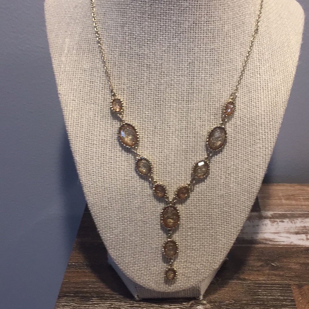 Y shaped necklace